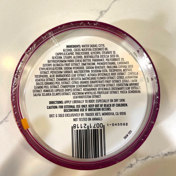 Bath & Body Free Ship Trader Joes Brazil Nut Body Butter Sol De Janeiro Bumbum Cream Dupe